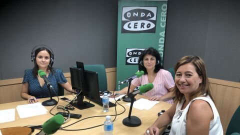 La Presidenta del Govern, Francina Armengol, en el programa M&aacute;s de Uno Mallorca, entrevistada por Chelo Bustos y Maria Cort&egrave;s. 