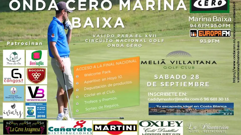 Torneo de Golf Marina Baixa Torneo de Golf Marina Baixa