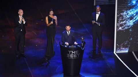 Leo Messi gana el premio 'The Best'