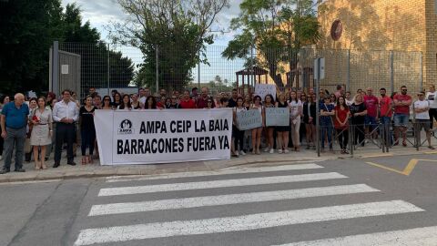 Concentraci&oacute;n en el CEIP Las Bayas de Elche. 