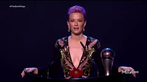 El reivindicativo discurso de Megan Rapinoe tras llevarse el premio FIFA The Best a mejor jugadora del año El reivindicativo discurso de Megan Rapinoe tras llevarse el premio FIFA The Best a mejor jugadora del año