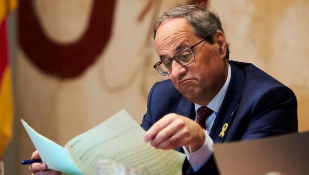 Torra envía el recurso por los lazos amarillos en catalán y la Junta Electoral le pide que lo envíe en castellano Torra envía el recurso por los lazos amarillos en catalán y la Junta Electoral le pide que lo envíe en castellano