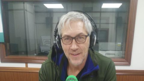 Santi Abad, exjugador de baloncesto, en El Transistor