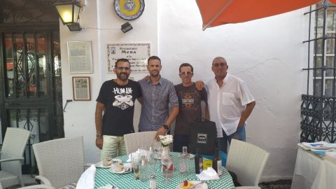 Miguel Gonz&aacute;lez, Julio Rodr&iacute;guez, Diego Luque y 'Coco' Regueira.