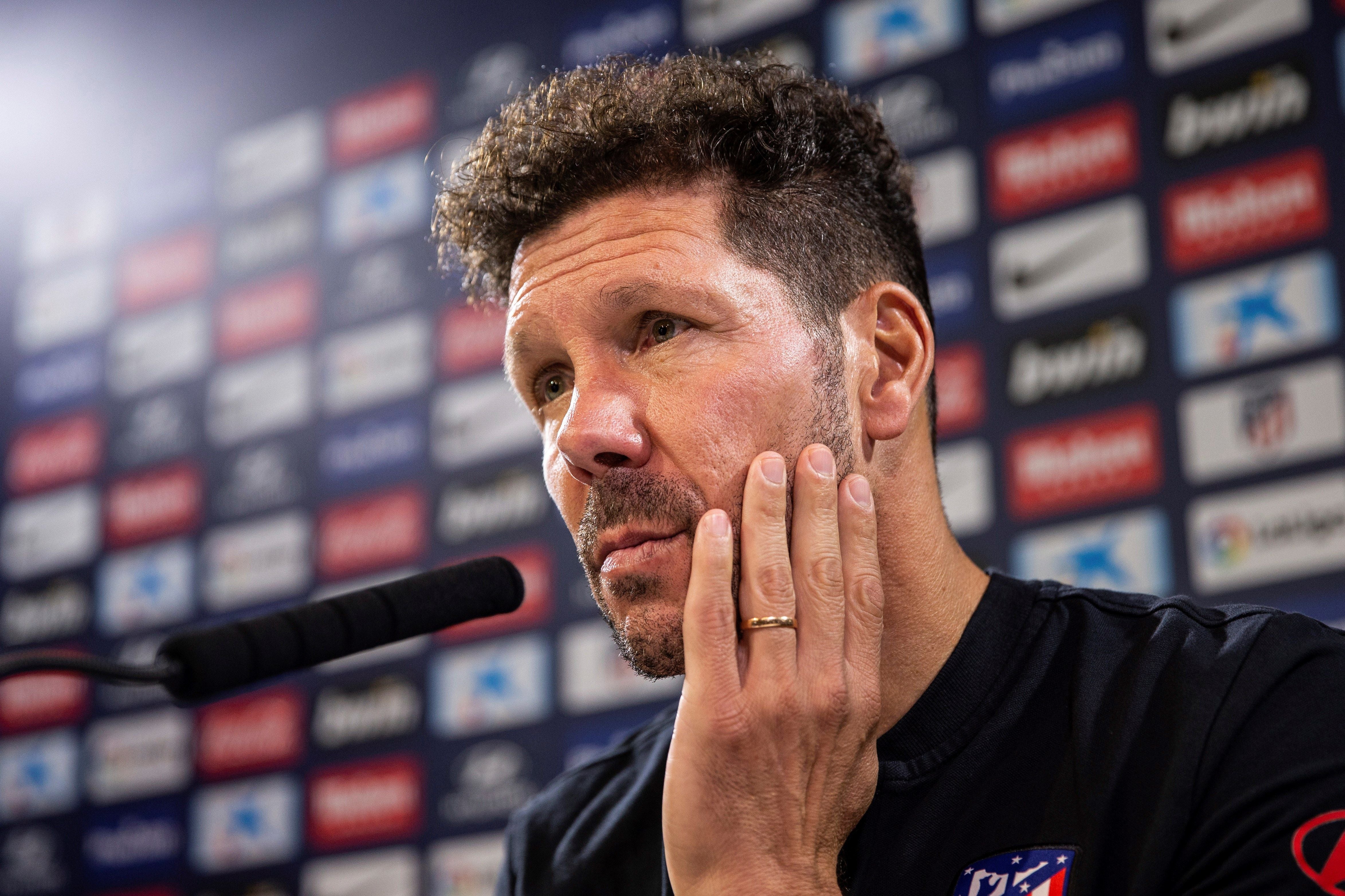 Simeone: "Los derbis ante el Real Madrid son cerrados y se definen por detalles" Simeone: "Los derbis ante el Real Madrid son cerrados y se definen por detalles"