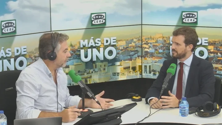 VÍDEO | Entrevista completa a Pablo Casado en Más de uno VÍDEO | Entrevista completa a Pablo Casado en Más de uno