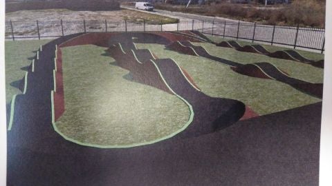 Figuraci&oacute;n del "pump-track" de Nazaret