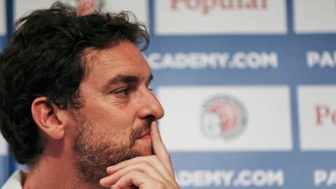 Pau Gasol, en uno de sus actos promocionales.