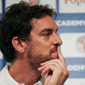 Pau Gasol, en uno de sus actos promocionales. Pau Gasol, en uno de sus actos promocionales.