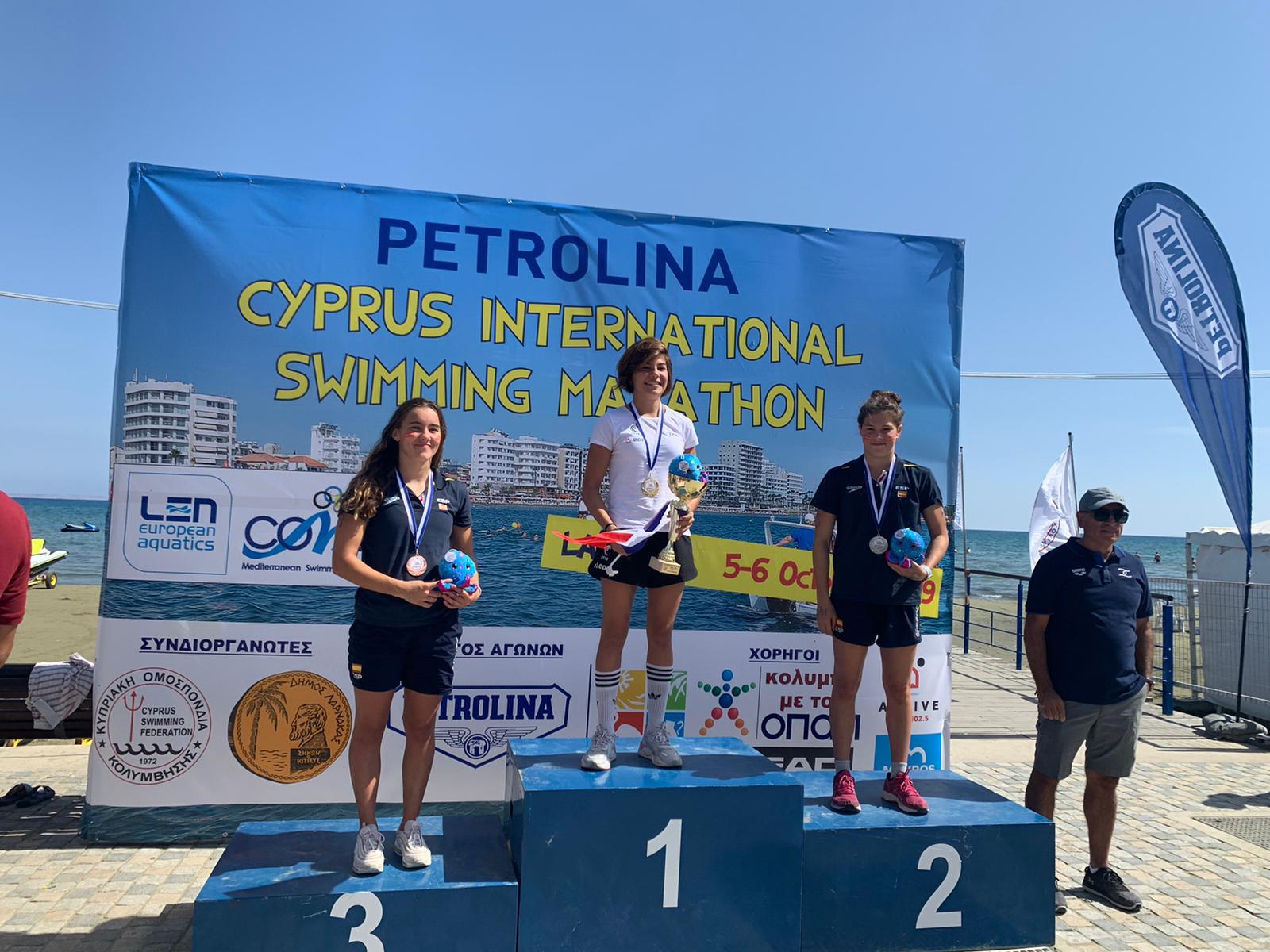 Ángela Martínez, medalla de plata en la Mediterranean Swimming Open Ángela Martínez, medalla de plata en la Mediterranean Swimming Open