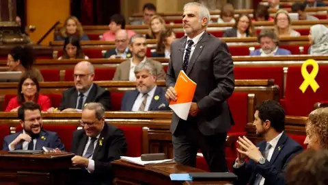 Carlos Carrizosa abre el debate de la moción de censura contra Quim Torra que se celebra este lunes en el Parlament de Cataluña Carlos Carrizosa abre el debate de la moción de censura contra Quim Torra que se celebra este lunes en el Parlament de Cataluña