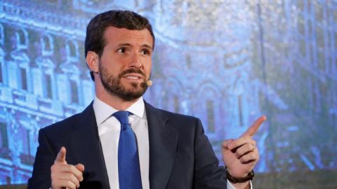 El l&iacute;der del PP, Pablo Casado