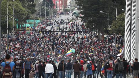 Protestas en Ecuador