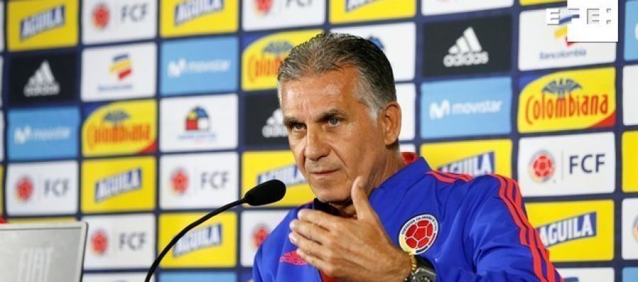 El seleccionador de Colombia, Carlos Queiroz. El seleccionador de Colombia, Carlos Queiroz.