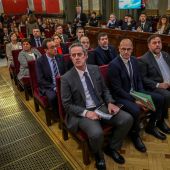 Los líderes independentistas sentados en el banquillo del Tribunal Supremo en el juicio del 'procés'