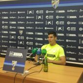 Diego González, jugador del Málaga CF