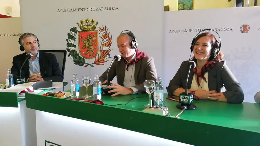 Alcalde de Zaragoza, Jorge Azcón, y Sara Fernández, Vicealcaldesa y consejera de Cultura y promoción exterior Alcalde de Zaragoza, Jorge Azcón, y Sara Fernández, Vicealcaldesa y consejera de Cultura y promoción exterior