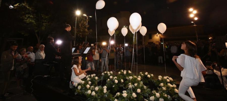 13 globos blancos recuerdan a las 13 víctimas de la torrentada en el Llevant de Mallorca, en el primer aniversario de lo ocurrido. 13 globos blancos recuerdan a las 13 víctimas de la torrentada en el Llevant de Mallorca, en el primer aniversario de lo ocurrido.