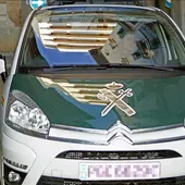 Imagen de un coche de la Guardia Civil Imagen de un coche de la Guardia Civil