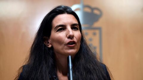 La portavoz de Vox en la Asamblea de Madrid, Roc&iacute;o Monasterio
