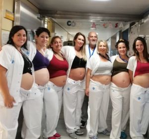 Enfermeras de Vall d'Hebron embarazadas a la vez Enfermeras de Vall d'Hebron embarazadas a la vez