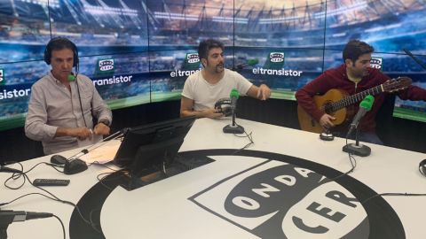 'Estopa' en El Transistor, con Jos&eacute; Ram&oacute;n de la Morena. 