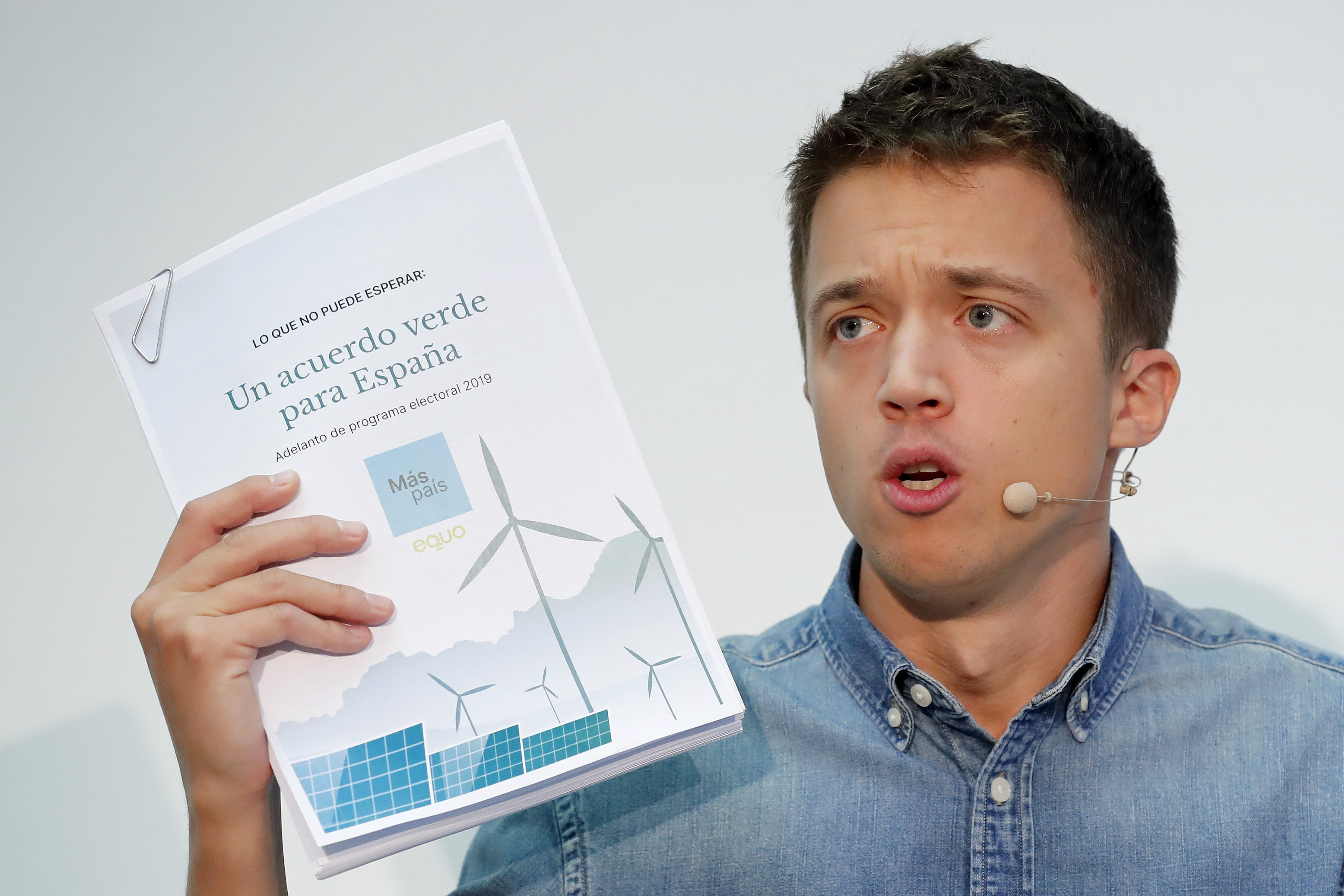 Íñigo Errejón propone una semana laboral de cuatro días en su programa electoral Íñigo Errejón propone una semana laboral de cuatro días en su programa electoral