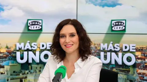 Isabel Díaz Ayuso, presidenta de la Comunidad de Madrid, en Más de uno Isabel Díaz Ayuso, presidenta de la Comunidad de Madrid, en Más de uno