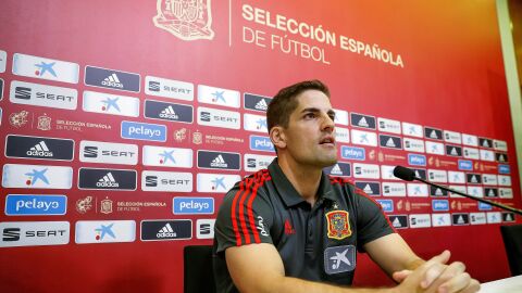 Robert Moreno, en rueda de prensa