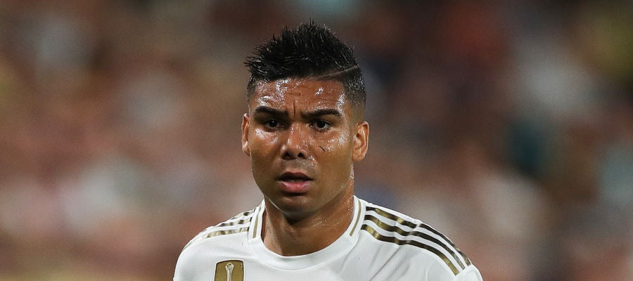 Carlos Casemiro, durante un partido con el Real Madrid Carlos Casemiro, durante un partido con el Real Madrid