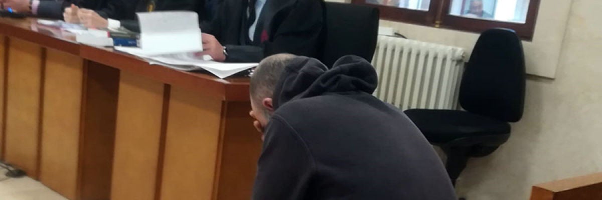 El acusado de quemar viva a su mujer en Alcudia, en 2016. El acusado de quemar viva a su mujer en Alcudia, en 2016.