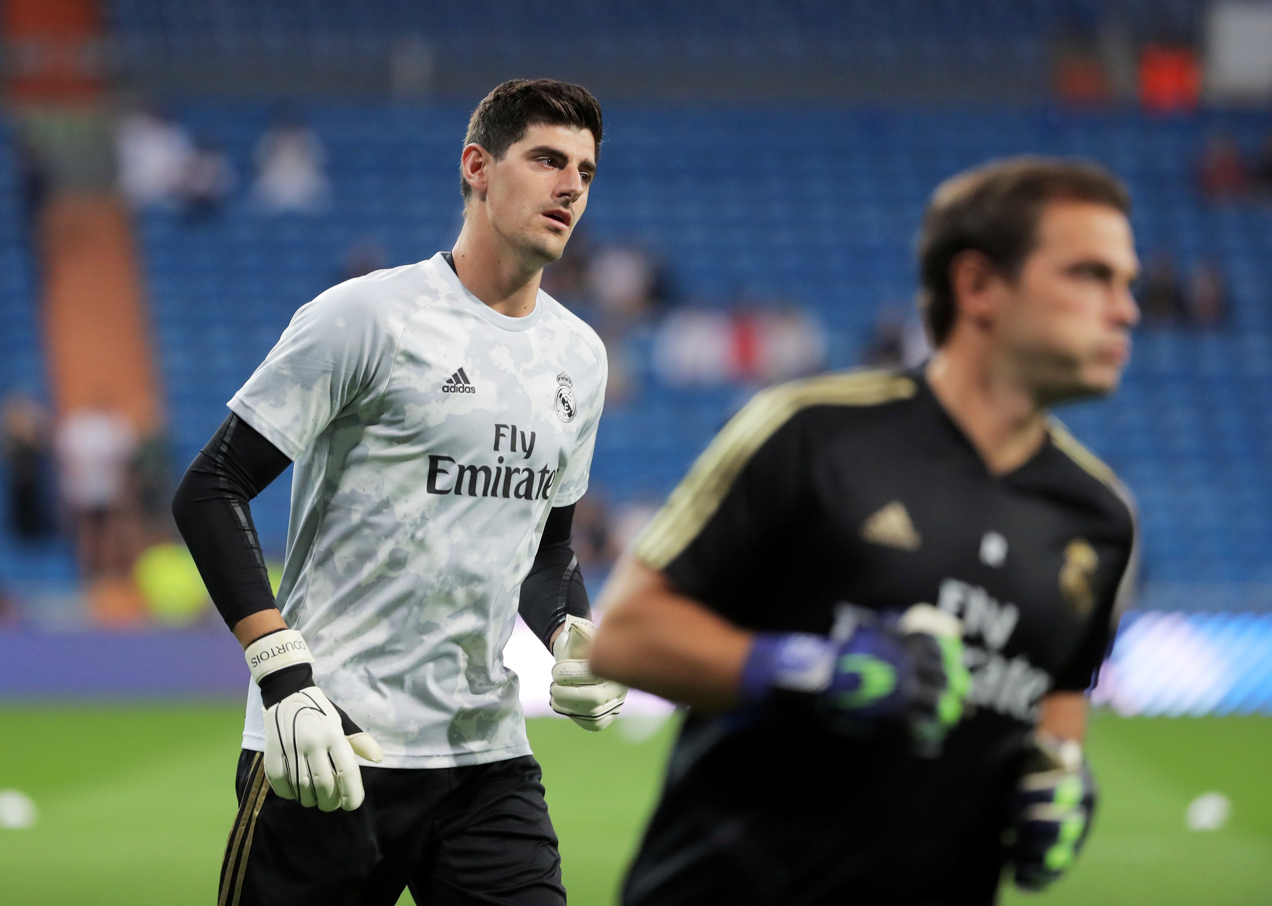 Courtois: "Yo diría que sí es penalti de Feddal por mano" Courtois: "Yo diría que sí es penalti de Feddal por mano"