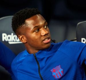 El jugador del FC Barcelona, Ansu Fati. El jugador del FC Barcelona, Ansu Fati.
