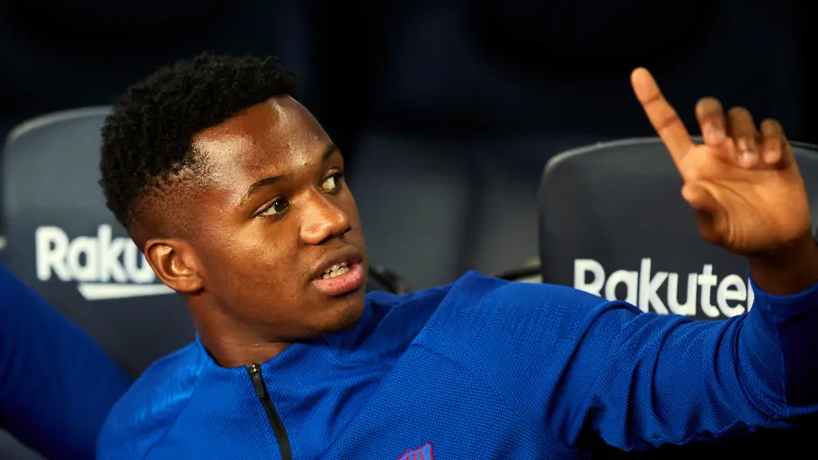 El jugador del FC Barcelona, Ansu Fati. El jugador del FC Barcelona, Ansu Fati.