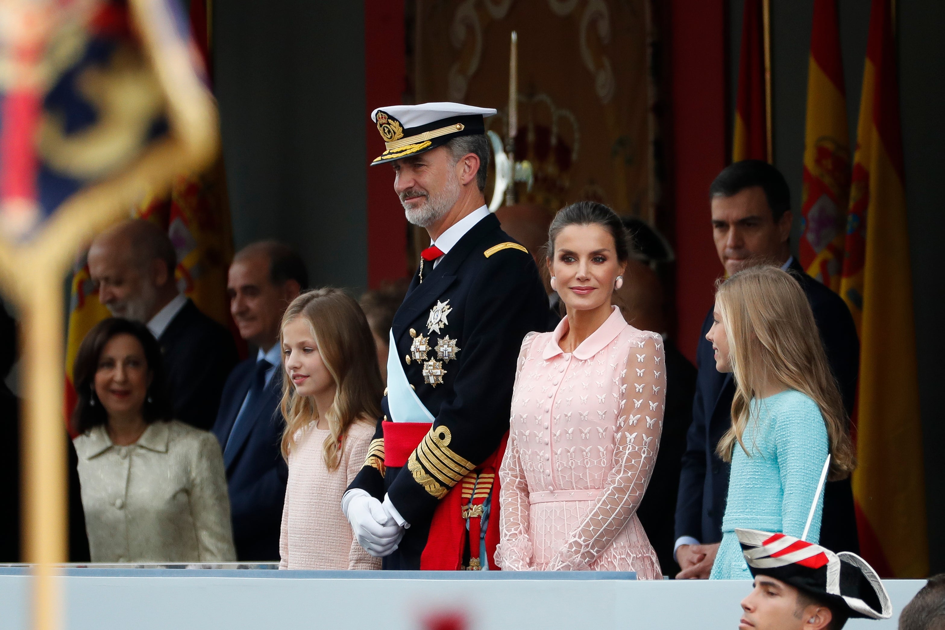 Los reyes presiden el desfile del Día de la Fiesta Nacional Los reyes presiden el desfile del Día de la Fiesta Nacional