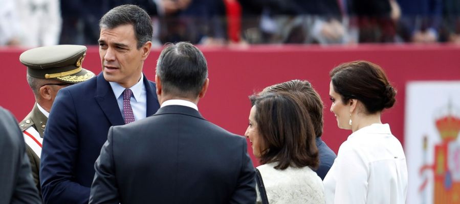 Pedro Sánchez en el desfile del 12 de octubre Pedro Sánchez en el desfile del 12 de octubre