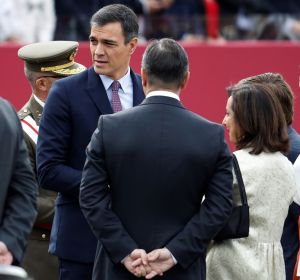Pedro Sánchez en el desfile del 12 de octubre Pedro Sánchez en el desfile del 12 de octubre