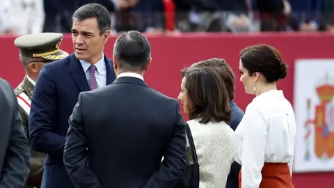 Pedro Sánchez en el desfile del 12 de octubre Pedro Sánchez en el desfile del 12 de octubre