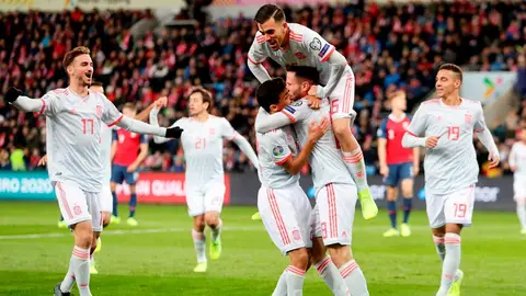 España se impone a Noruega Clasificación Eurocopa 2020