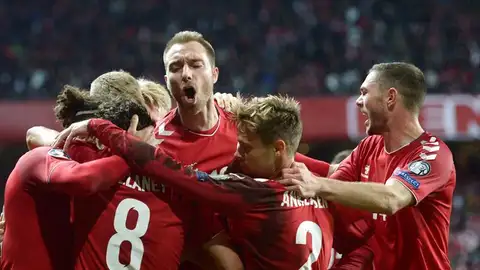El jugador danés, Eriksen. El jugador danés, Eriksen.