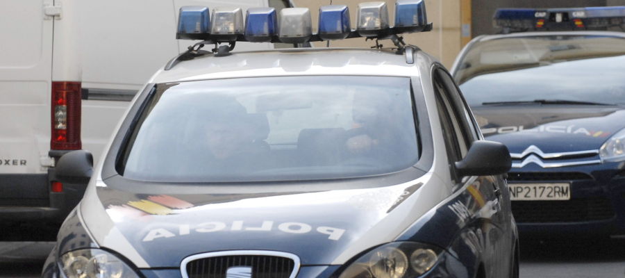 Imagen de archivo de un coche de la Policía Nacional. Imagen de archivo de un coche de la Policía Nacional.