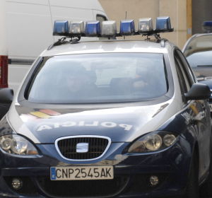 Imagen de archivo de un coche de la Policía Nacional. Imagen de archivo de un coche de la Policía Nacional.