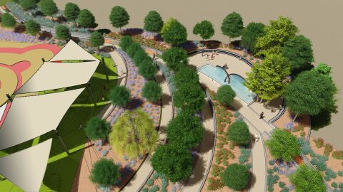 Imagen virtual del nuevo proyecto del Parc de Sa Riera de Palma 