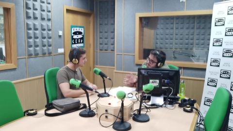 Instantes de la entrevista en M&aacute;s de Uno C&aacute;diz