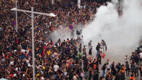 Manifestaci&oacute;n en el Prat