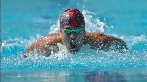 El nadador ilicitano Luis Paredes Marco. NATACIÓN