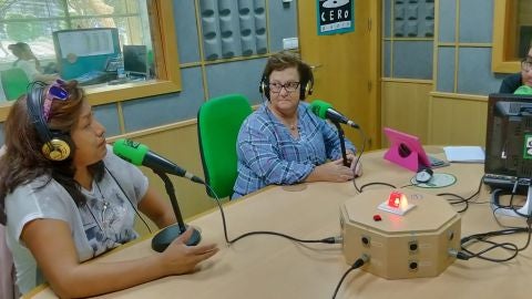 Rosana Cavero y Luisa Lob&oacute;n, hoy en la radio