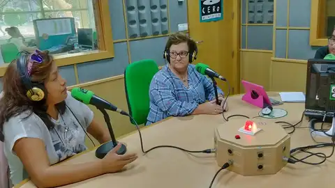 Rosana Cavero y Luisa Lobón, hoy en la radio Rosana Cavero y Luisa Lobón, hoy en la radio