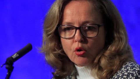 La ministra de Econom&iacute;a, Nadia Calvi&ntilde;o