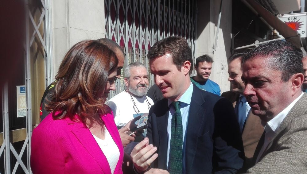 Pablo Casado, en su anterior visita a Ciudad Real en el mes de abril Pablo Casado, en su anterior visita a Ciudad Real en el mes de abril